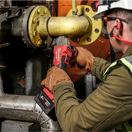 Milwaukee M18 FSAG125XB - Rebarbadora de acabamentos M18 FUEL 125 mm com travão e interruptor de bloqueio