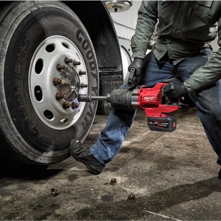 Milwaukee M18 ONEFHIWF1D - Chave de impacto de alto torque M18 FUEL ONE-KEY 1″ com eixo longo e punho em D