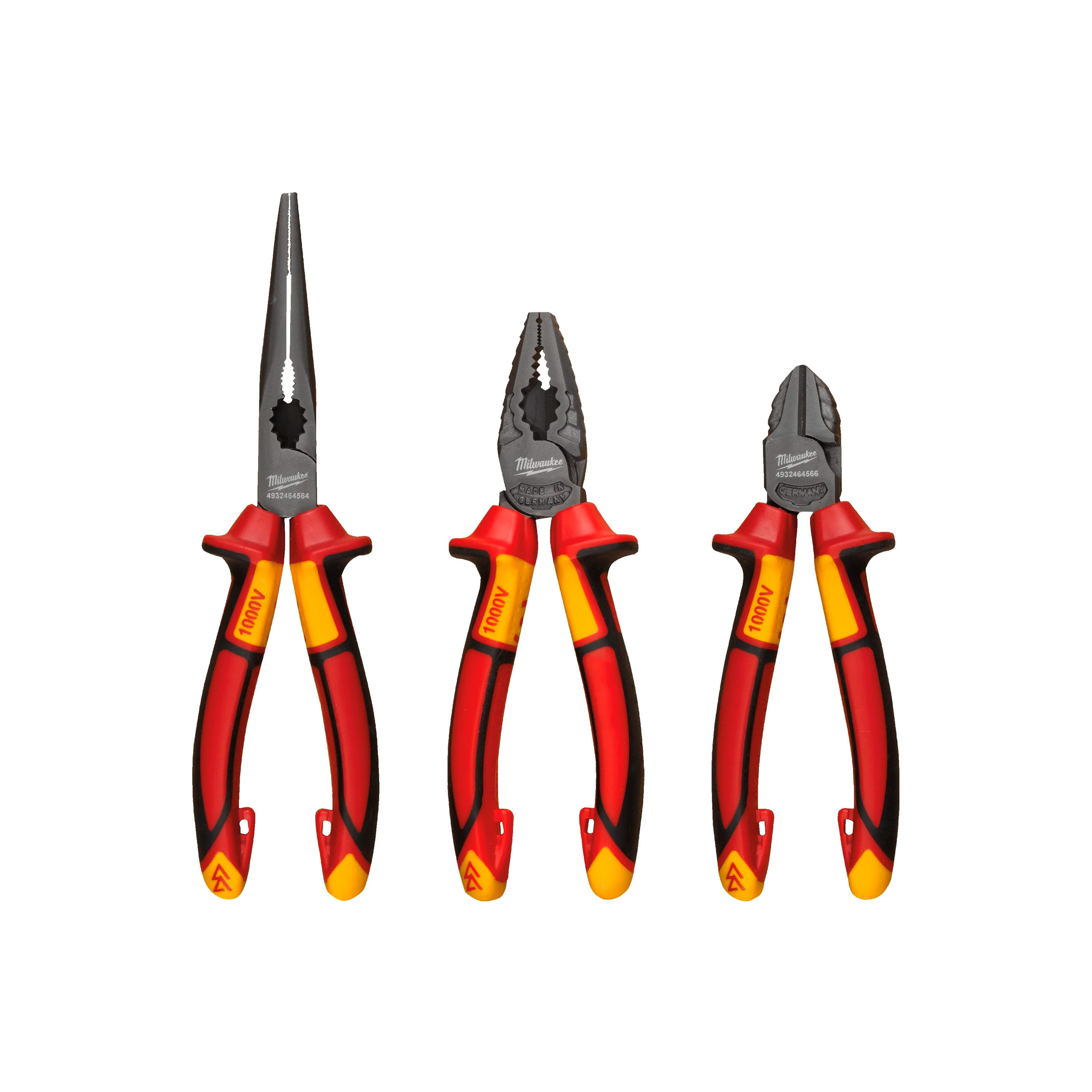 Milwaukee – conjunto de 3 alicates vde – 4932464575