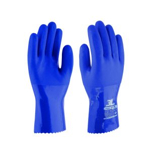 3l super oil 28 – luva em pvc com suporte em tecido de algodão – categoria iii – 2560
