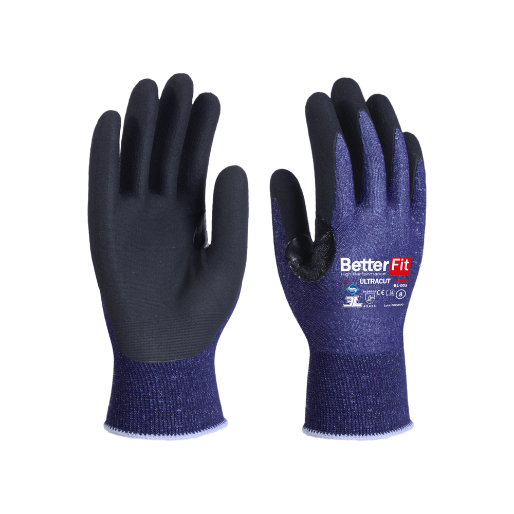3l ultracut – luva de trabalho anticorte – categoria ii – bl-005