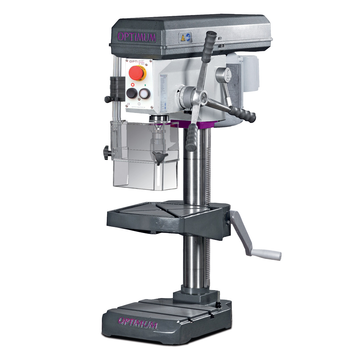 Optimum B 16H / B 24H / B 28H / B 34H - Máquina de furar de bancada e coluna OPTIdrill 230V/400V