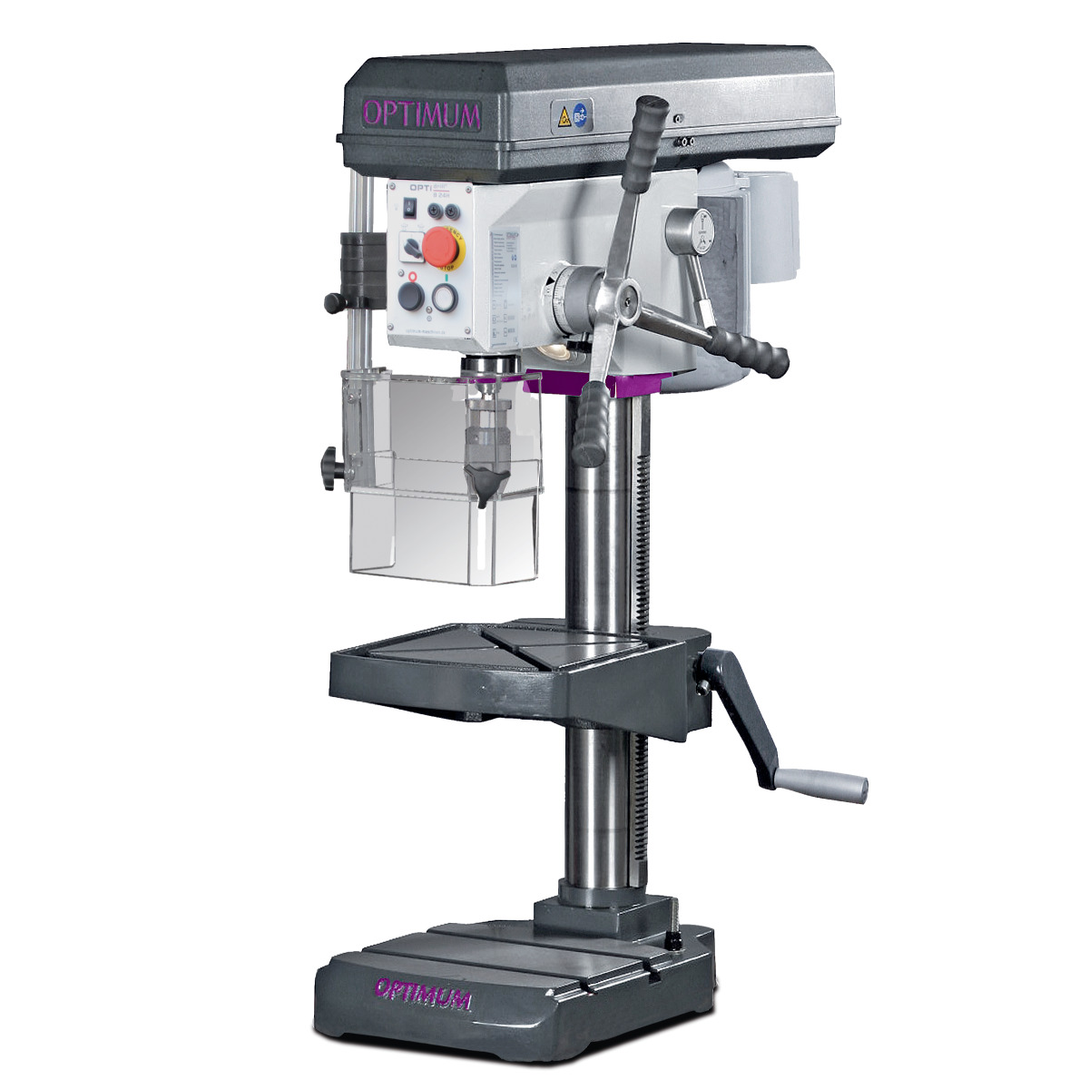 Optimum B 16H / B 24H / B 28H / B 34H - Máquina de furar de bancada e coluna OPTIdrill 230V/400V