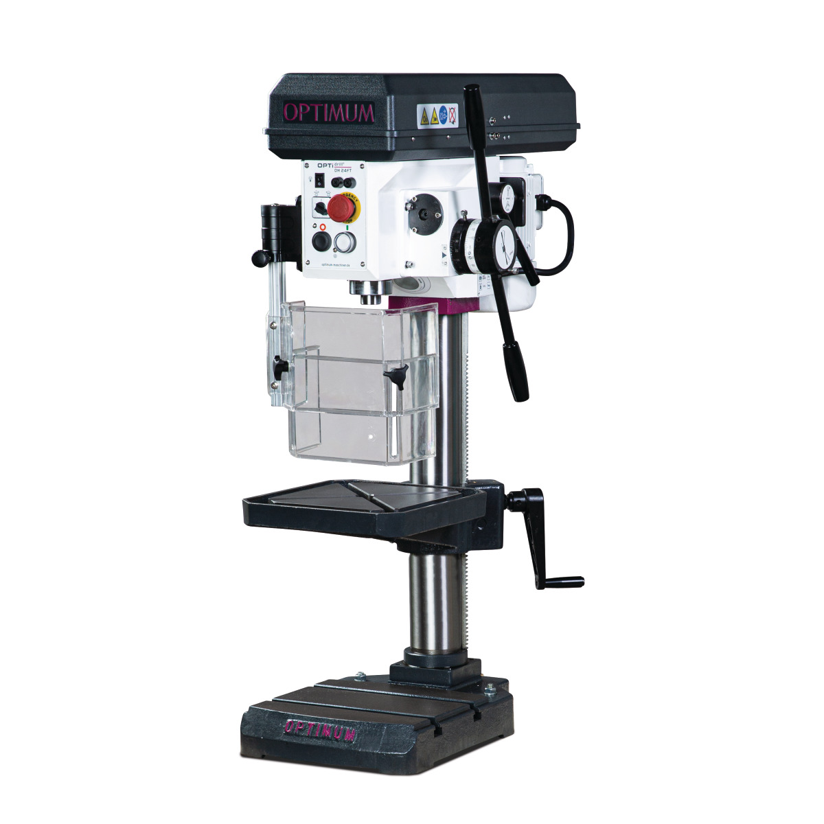 Optimum DH 24FT - Máquina de furar de bancada OPTIdrill 850W Ø24mm 400V - 3020244