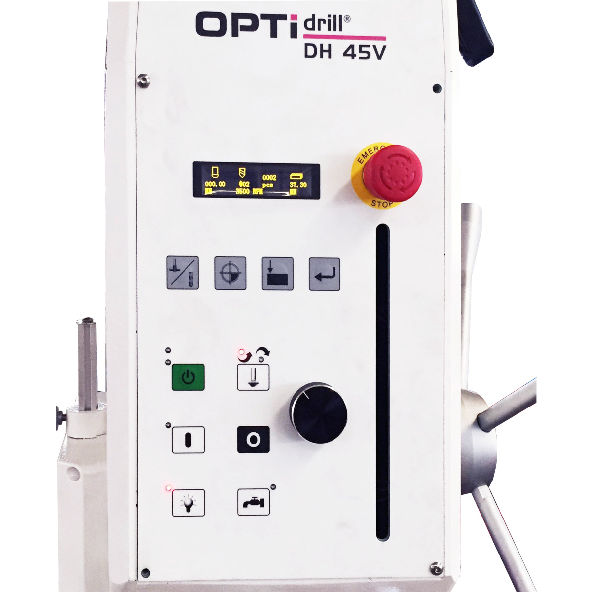 Optimum DH 35G / DH 35V / DH 45V / DH 55G / DH 55V - Engenho de furar de coluna OPTIdrill 400V