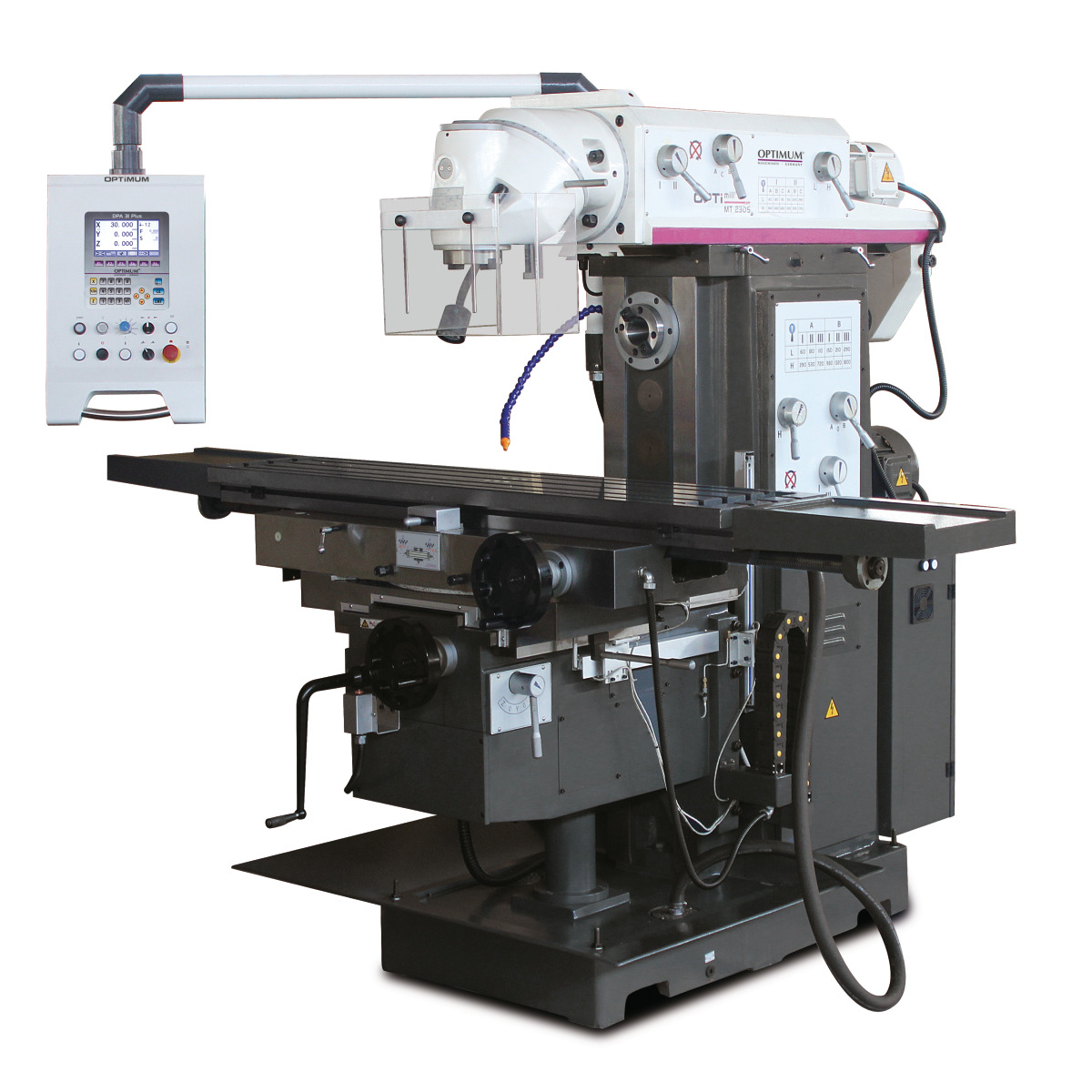 Optimum MT 230S - Fresadora universal OPTImill 1600x360mm DPA 31 Plus 400V - 3344125