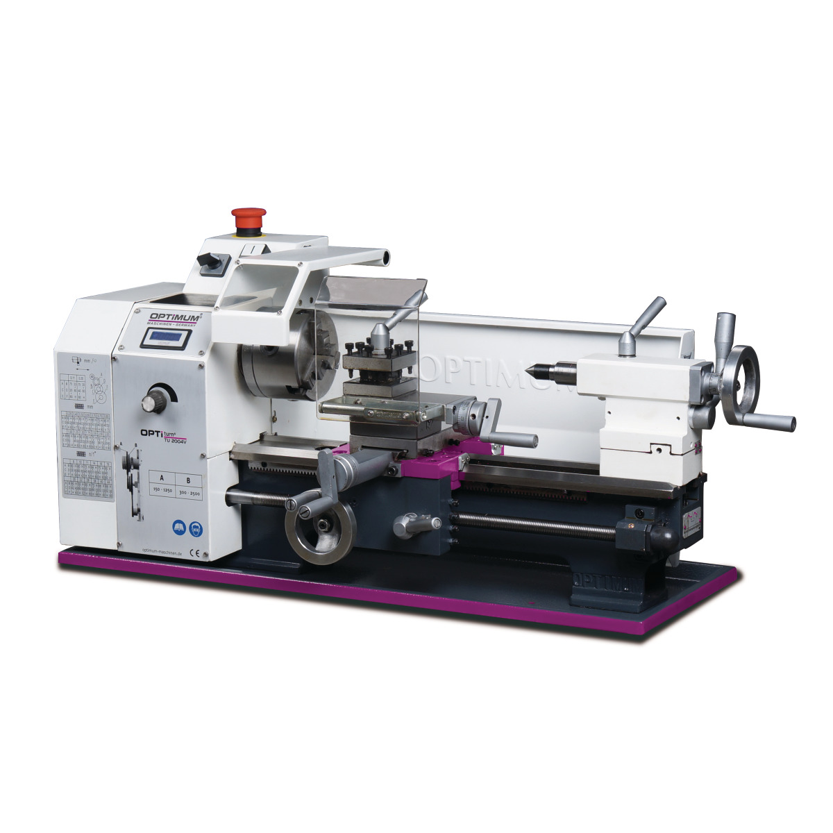 Optimum TU 2004V - Torno mecânico OPTIturn VARIO 100x400mm 230V - 3420310