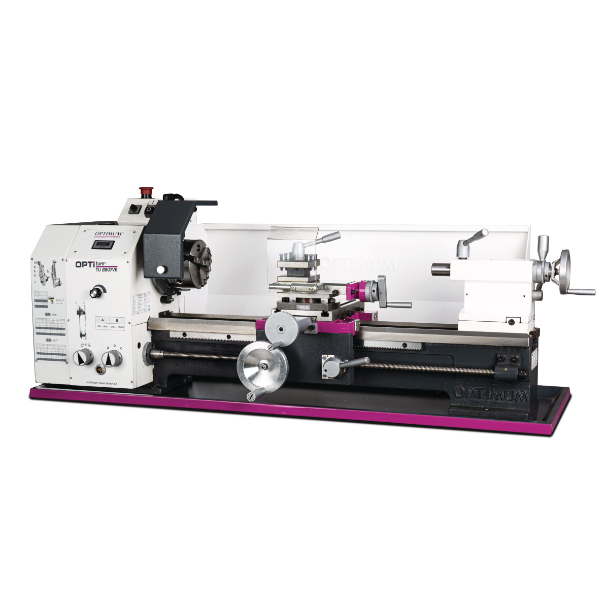 Optimum TU 2807 / TU 2807VB - Torno mecânico OPTIturn 140x700mm 230V/400V