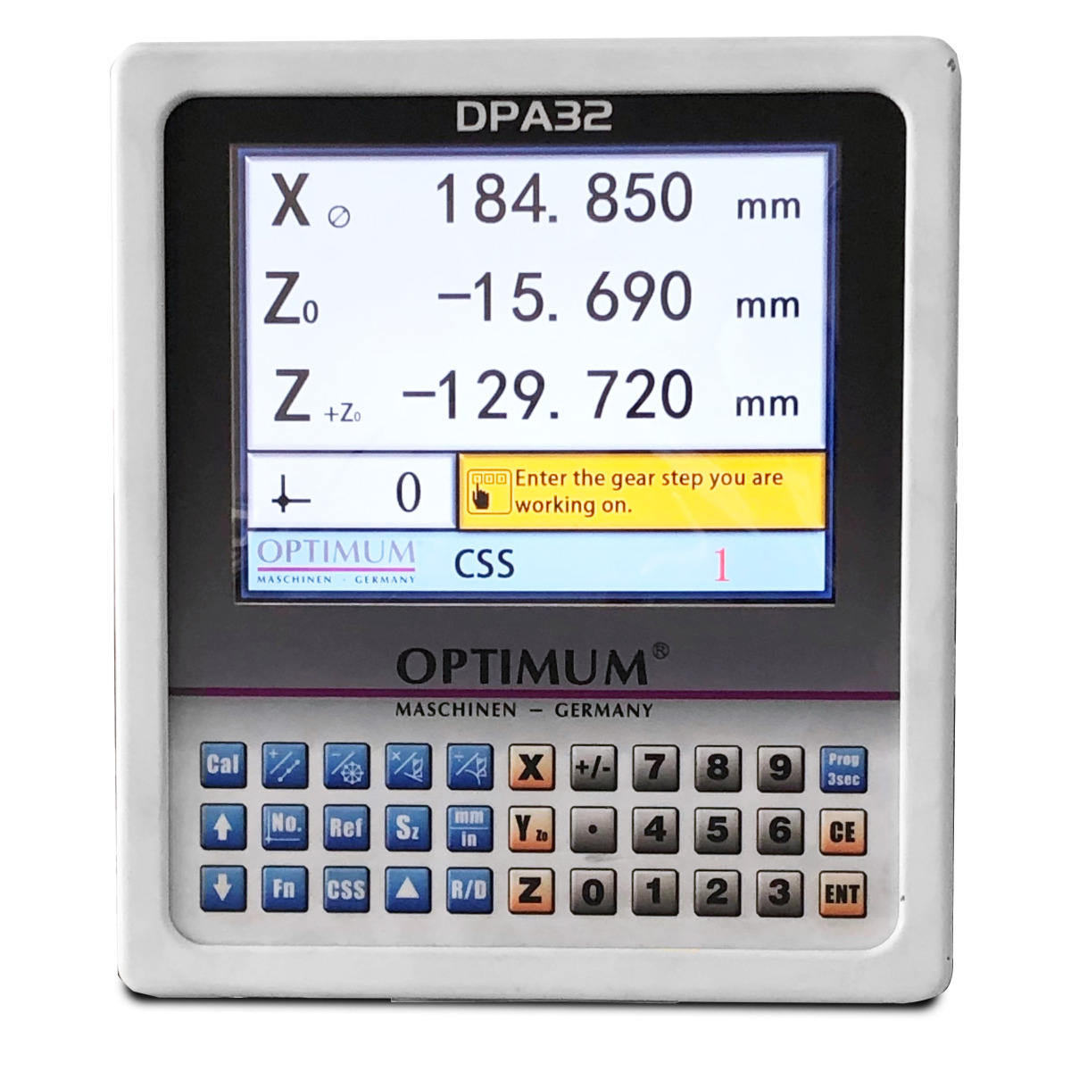 Optimum TZ 4 / TZ 4V - Torno mecânico OPTIturn 200x800mm 400V