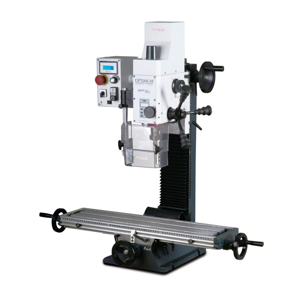 Optimum BF20V/BF20LV – Máquina de Furar/Fresar VARIO 230V – 3338120, 3338122