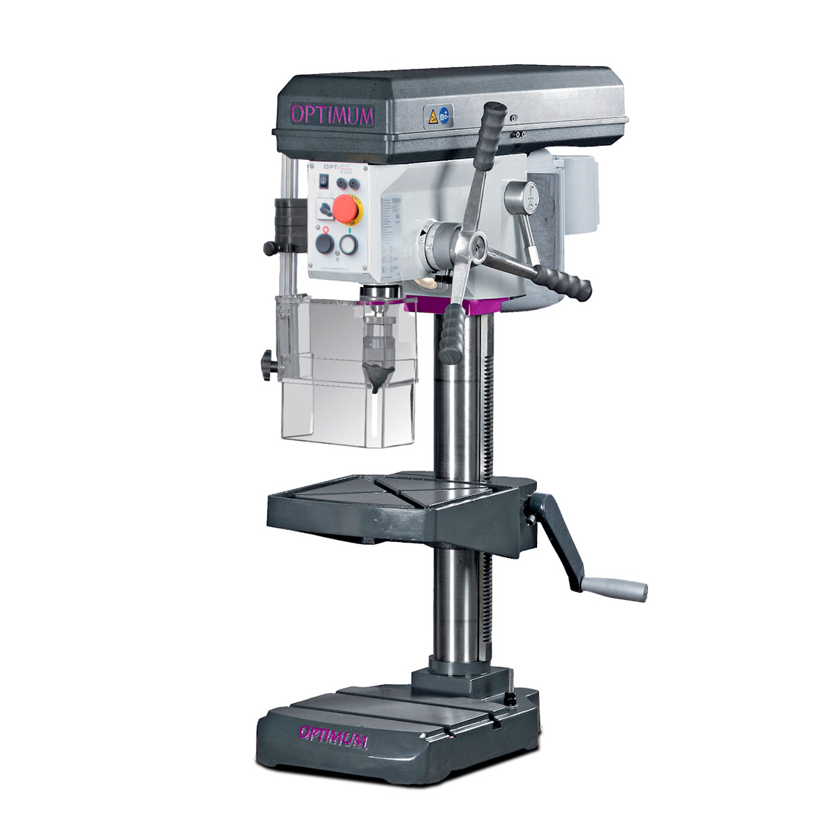 Optimum B16H/B24H/B28H/B34H – Máquina de Furar Bancada/Coluna 400V – 3020217, 3020241, 3020243, 3020283, 3020333