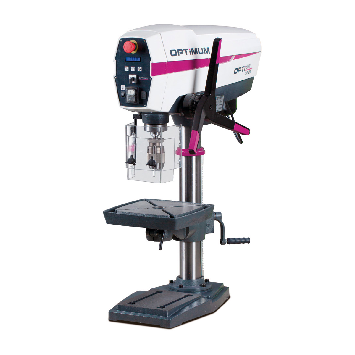 Optimum DP26-T/DP26-F/DP33 – Engenho de Furar Bancada/Coluna 230V e 400V – 3020620T, 3020625T, 3020620F, 3020625F, 3020640