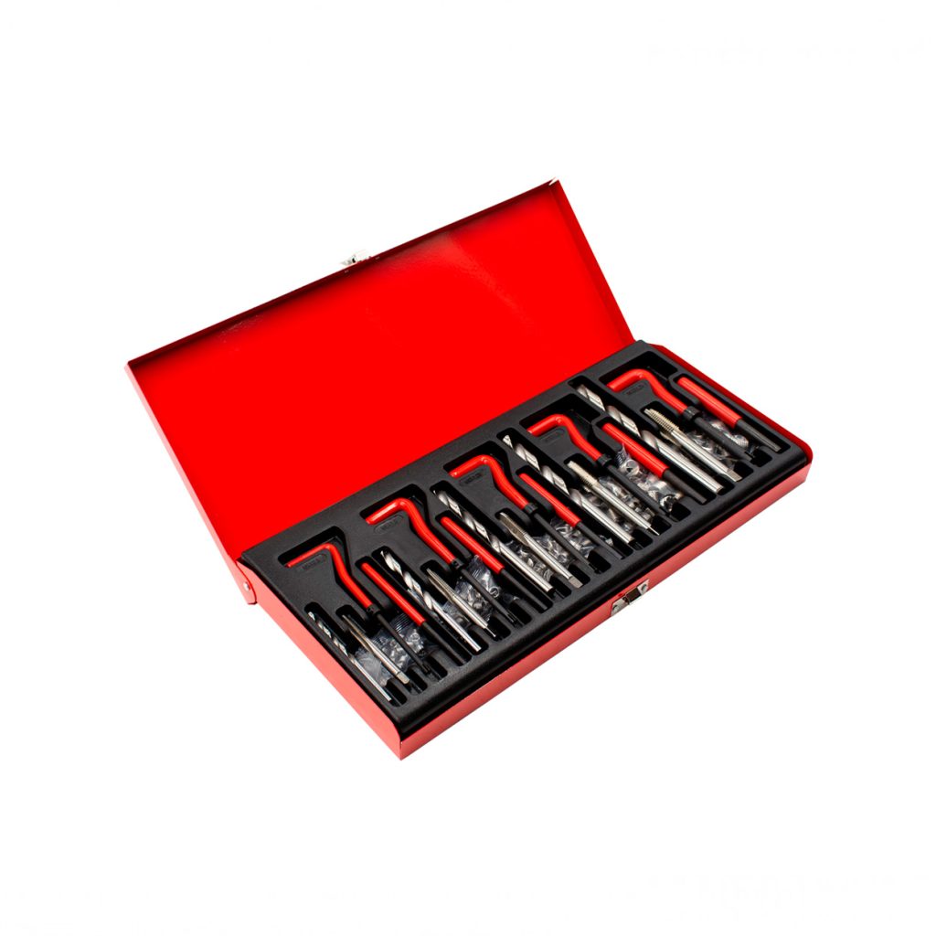 Kroftools 4460 – kit reparação roscas m5-m12 131 pcs