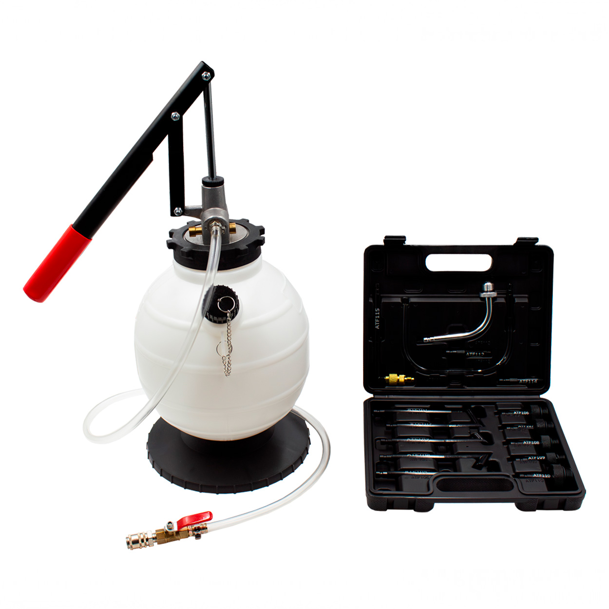 Kroftools 5350 – bomba encher óleo transmissões – 15 peças