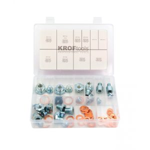 Kroftools 7000 – kit especial bujões carter 63pcs