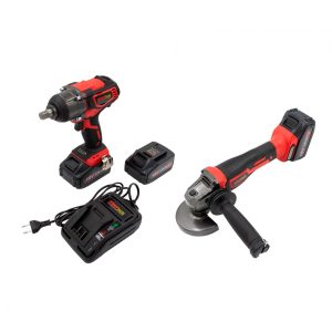 Kroftools 9910 – kit chave impacto 1/2 + rebarbadora – 18v