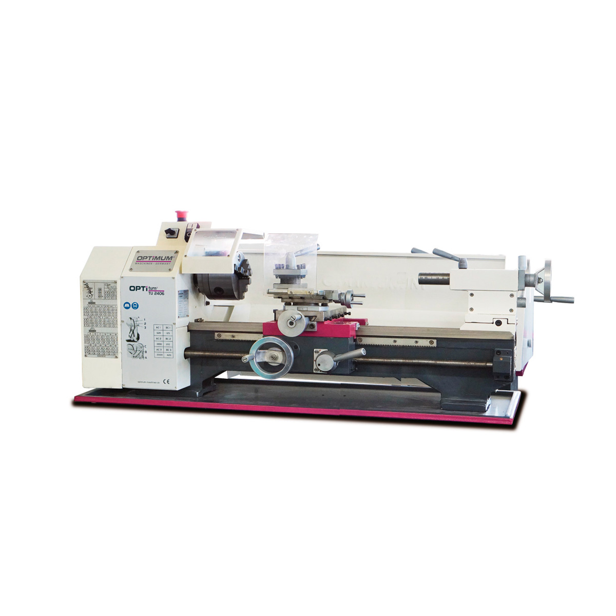 Optimum TU2406/TU2406V – Torno 230V e 400V – 3420350, 3420353, 3420355
