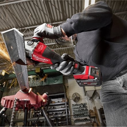 Milwaukee M18 FHSAG125XPDB2 - Rebarbadora de alto rendimento M18 FUEL 125 mm com travão e interruptor de alavanca