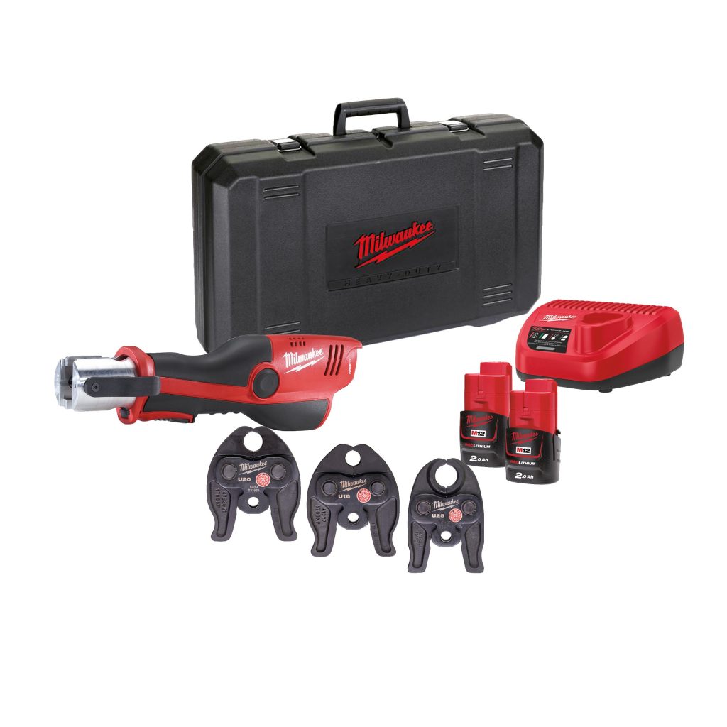 Milwaukee m12 hpt – prensadora hidráulica subcompacta m12 force logic