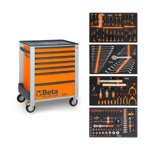 Beta worker c2400s 7/e-m – carro de ferramentas – 309 peças