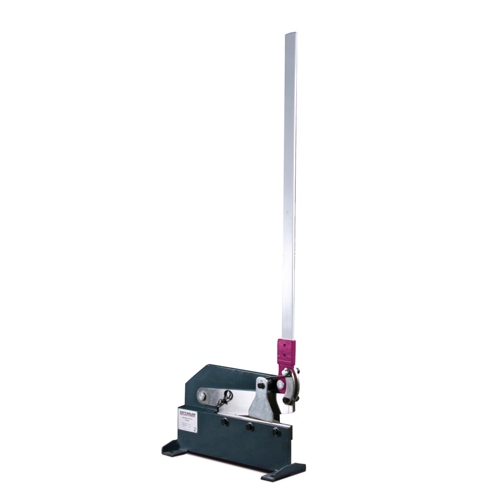 Optimum PS – Guilhotina Opti para corte de peças de metal, chapas, redondas e planas – 325x120x96
