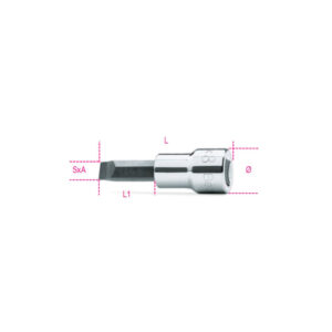 Beta 910LP – Chaves de caixa com ponta perfil de fenda 3/8″