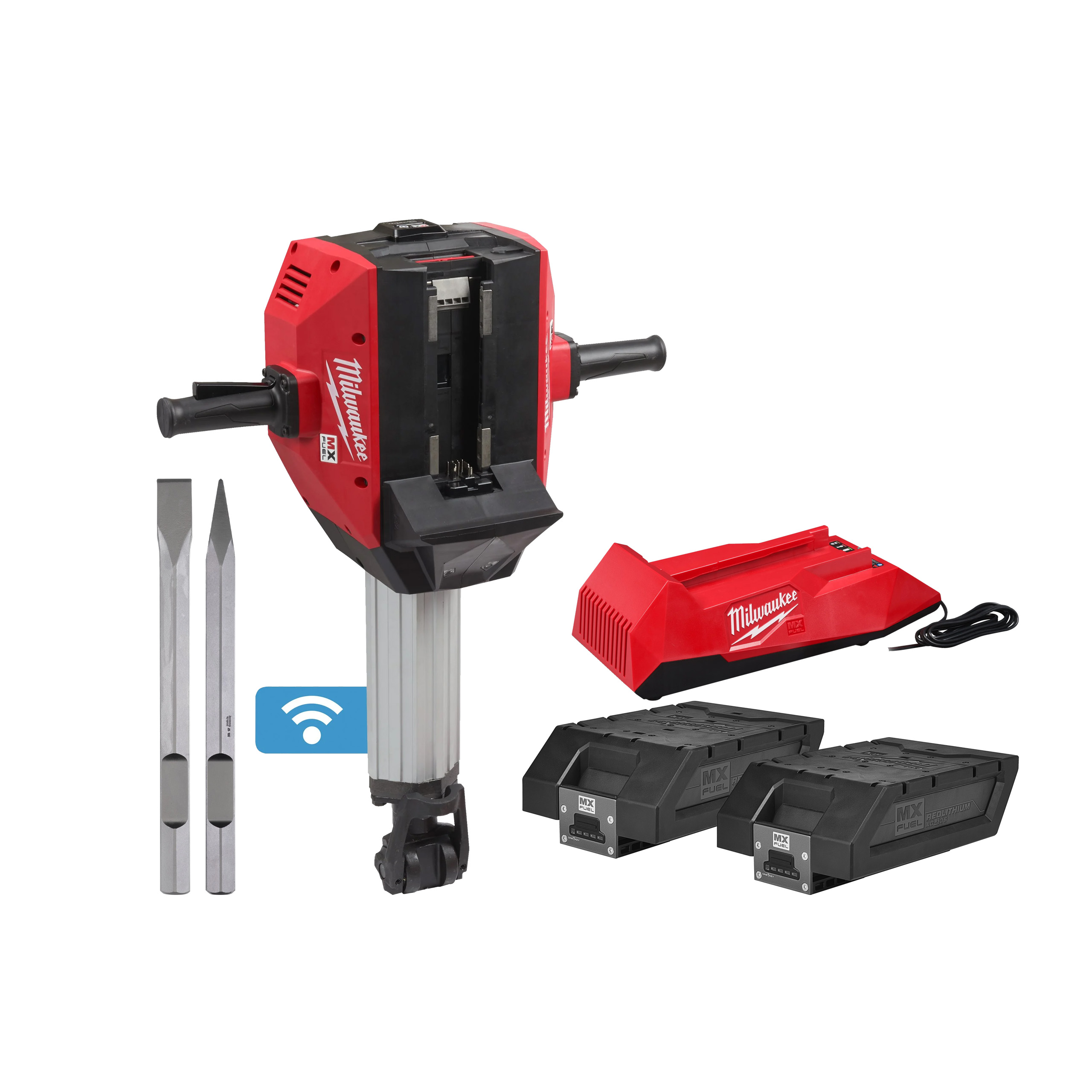 Milwaukee MXF DH2528H - Martelo demolidor MX FUEL 25 kg K-Hex 28 mm