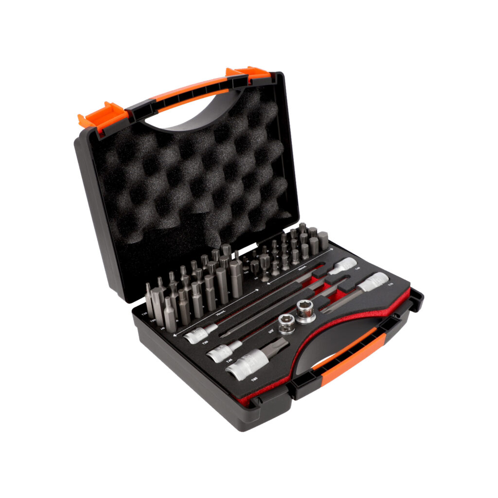 Bahco be5049t – jogo bits – 49 peças com bits torx regulares