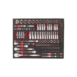 Milwaukee – espuma com conjunto de roquetes e chaves de caixa 1/4″, 3/8″ e 1/2″ – 4932498518