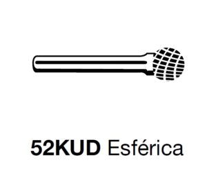 Tyrolit 52KUD – Fresa rotativa Premium de cabeça esférica