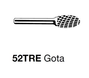 Tyrolit 52TRE – Fresa rotativa Premium com cabeça de gota