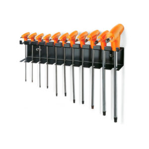BETA 97TTX/SP Jogo de chaves macho para parafusos cromada de perfil Torx com punho e suporte