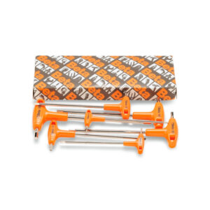 Beta 96T/S - Conjunto de chaves de aperto hexagonais em T com punho cromado