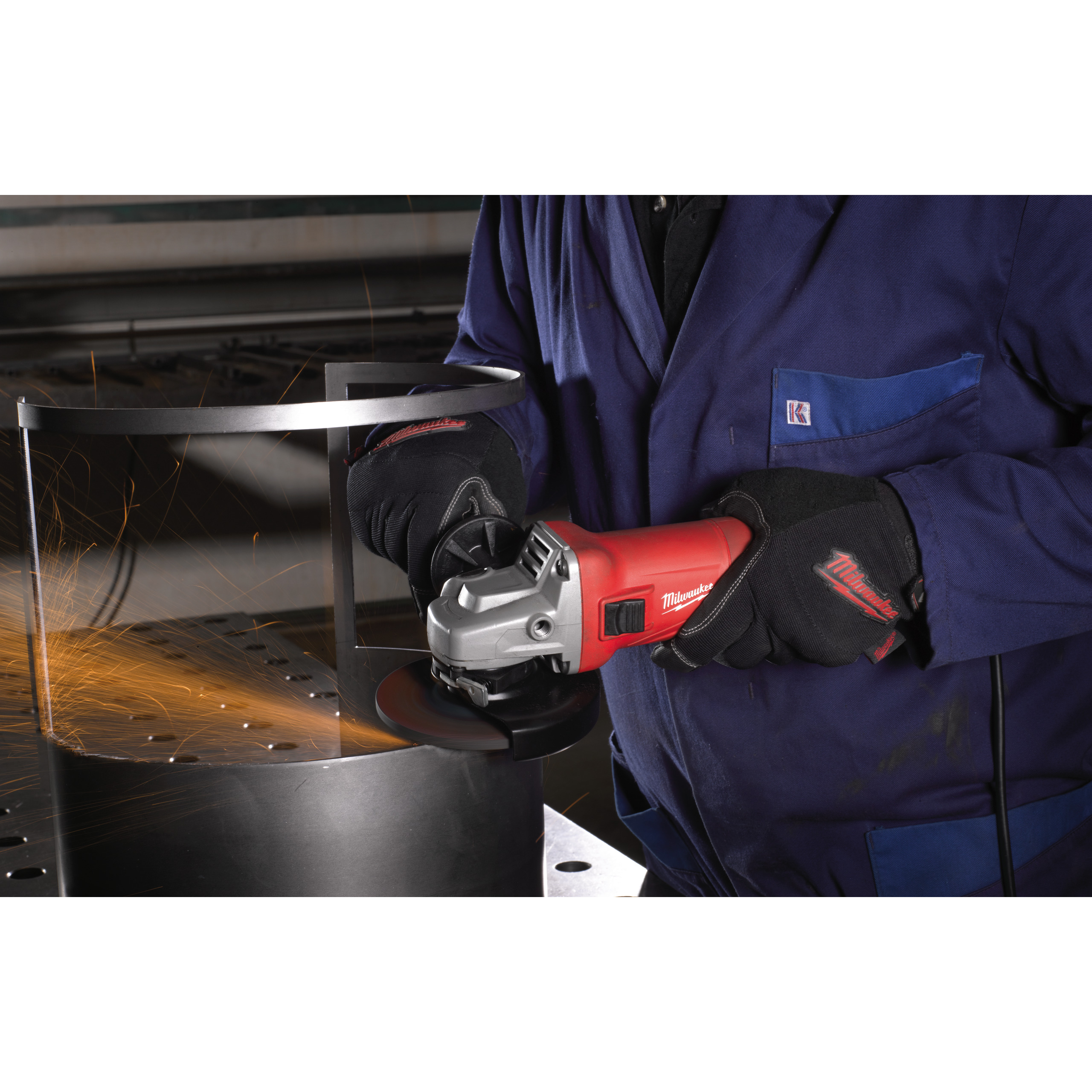 Milwaukee AG 10-125 EK - Rebarbadora de acabamentos 1000W 125mm - 4933451220