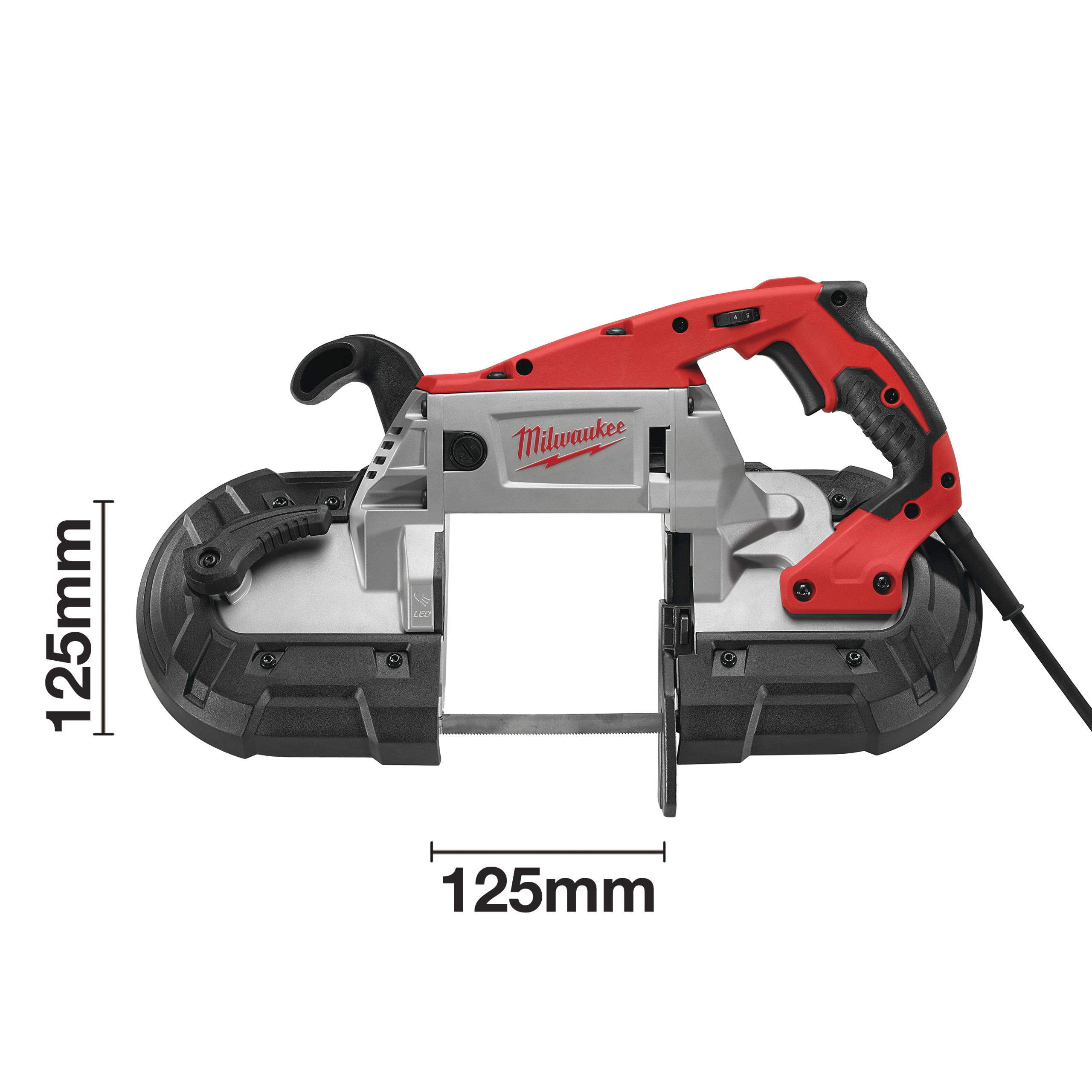 Milwaukee BS 125 - Serra de fita 1100W 125mm - 4933448245