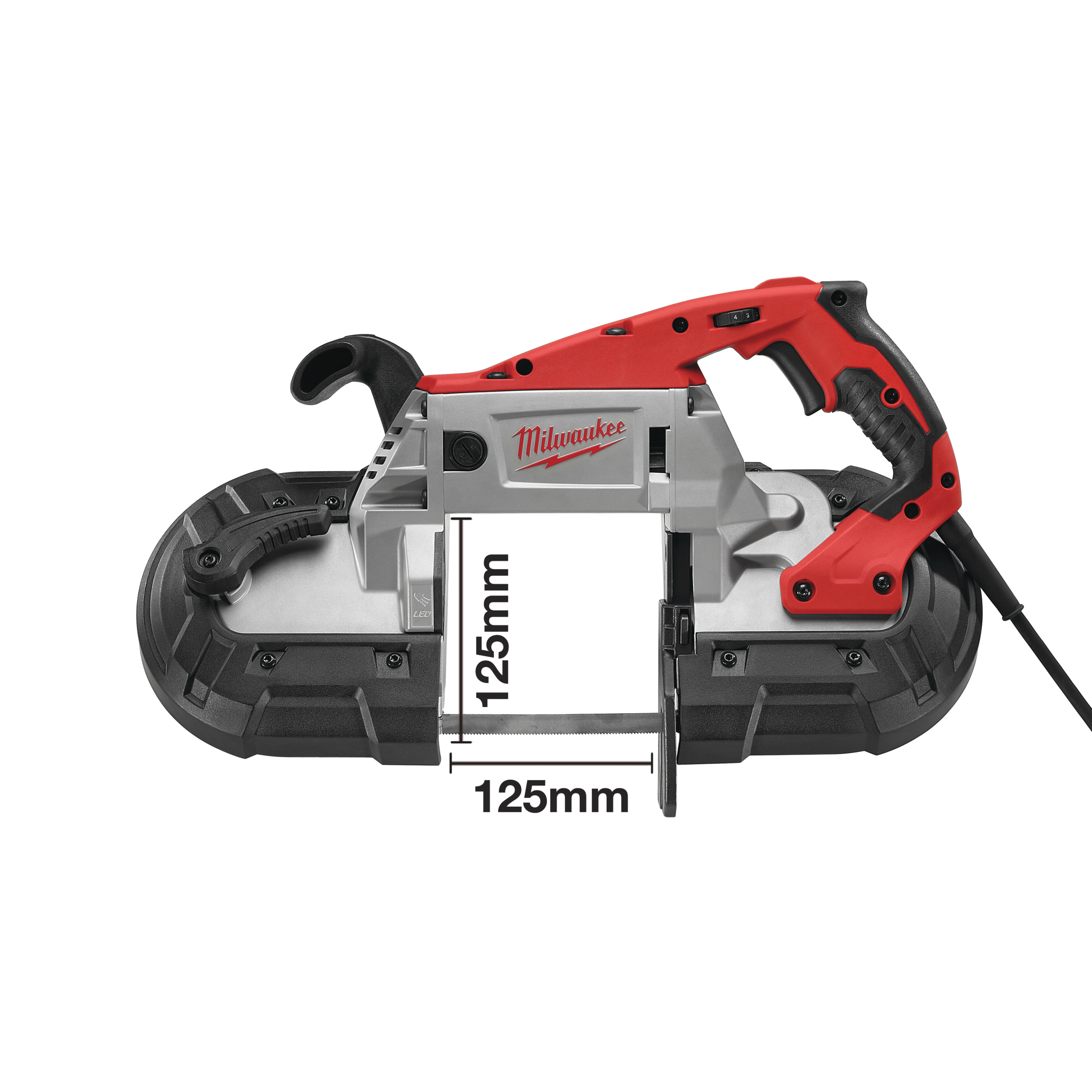 Milwaukee BS 125 - Serra de fita 1100W 125mm - 4933448245