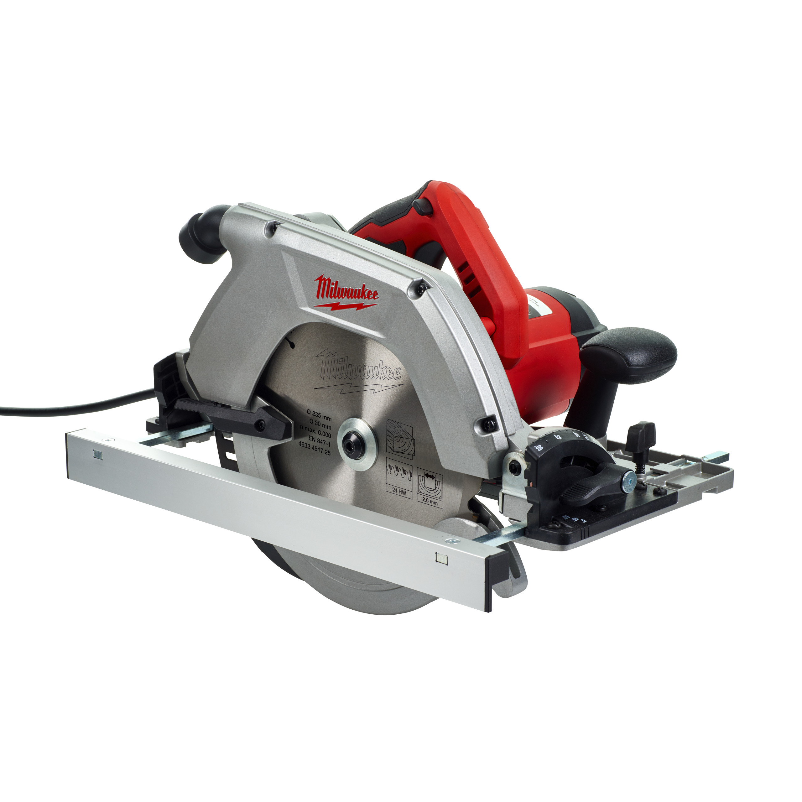 Milwaukee CS 85 CBE + PD-705 - Kit serra circular 2200W 85mm e berbequim com percussão 705W - 4933451116 + 4933431955