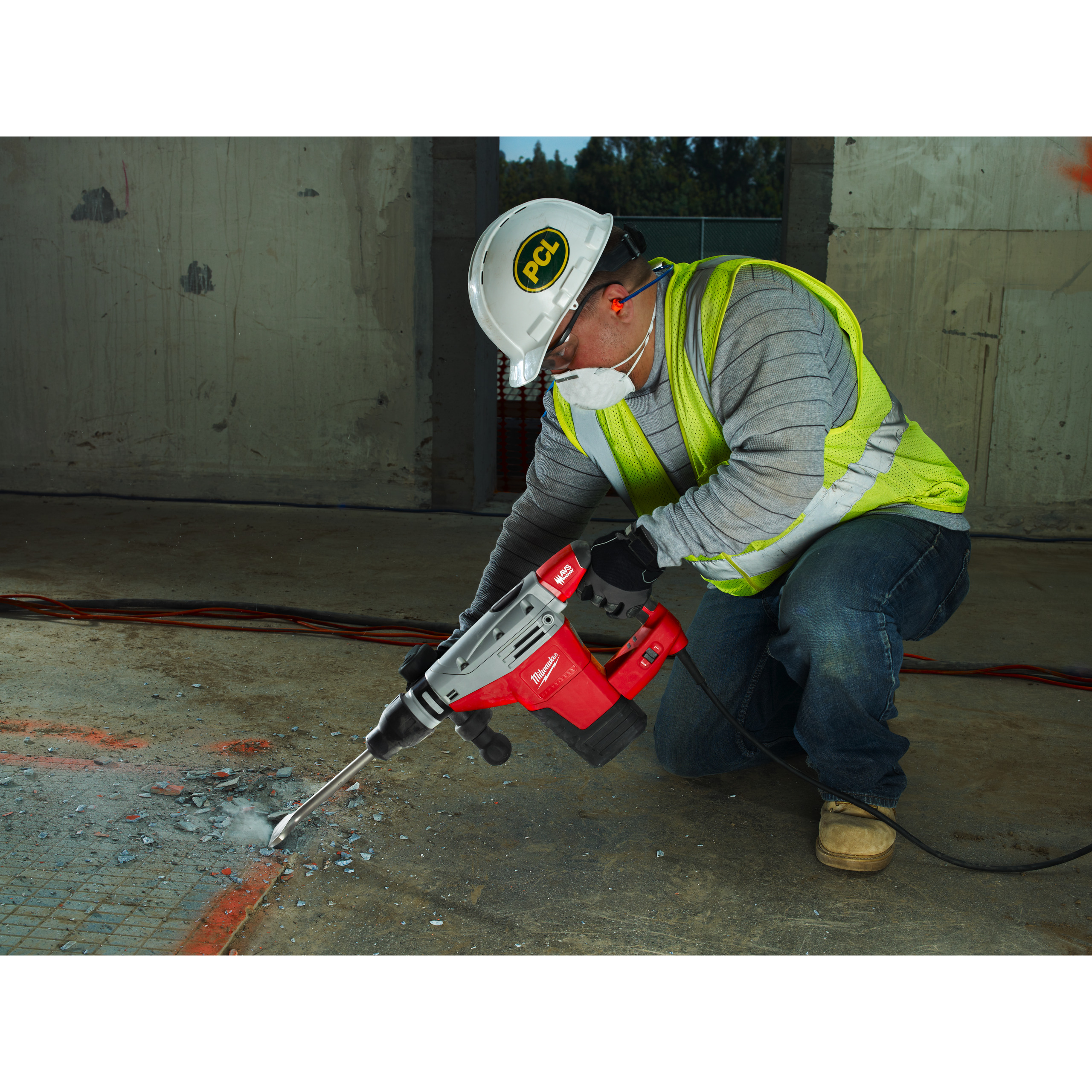 Milwaukee K 545 S - Martelo combinado SDS-Max 5kg - 4933398200