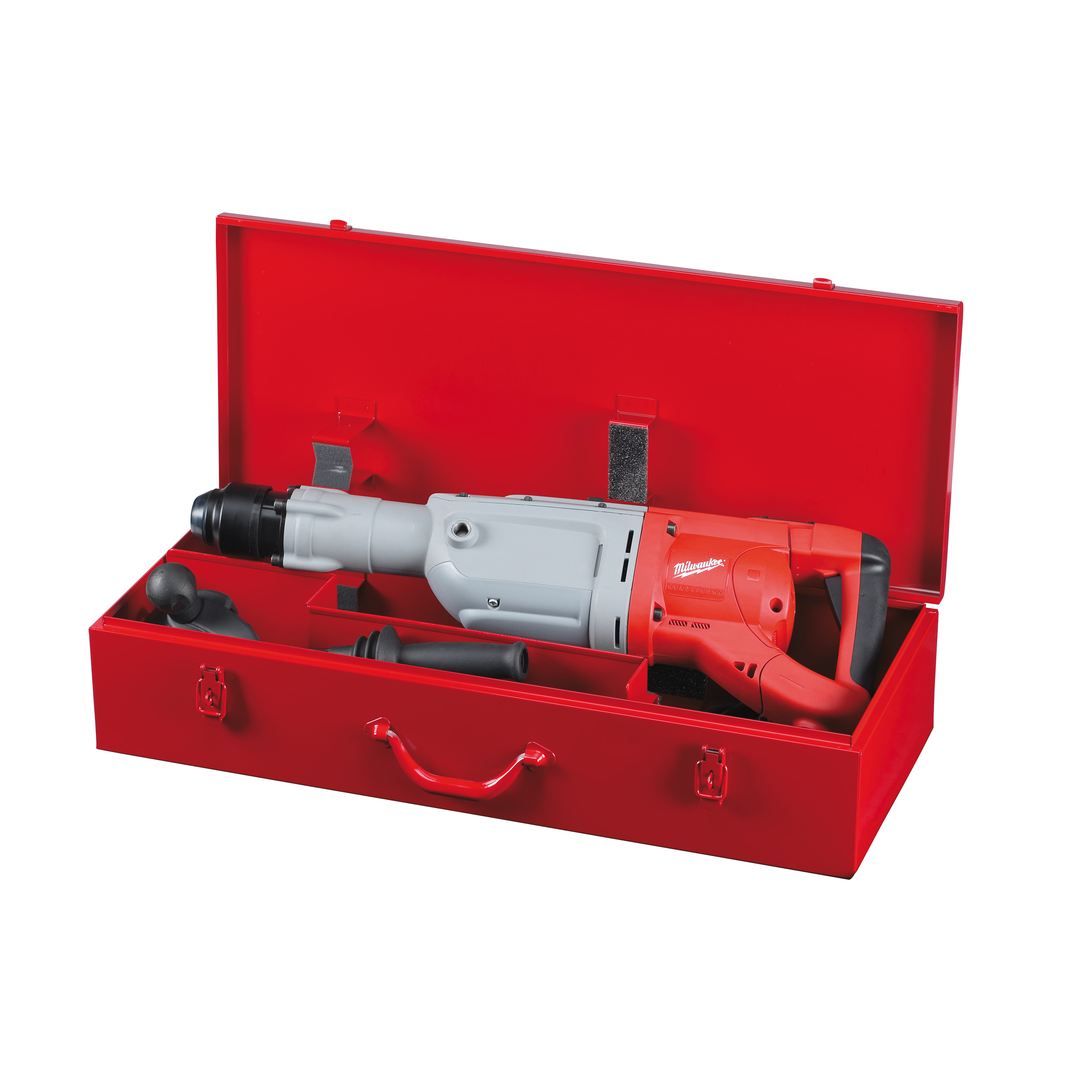 Milwaukee K 900 S + AG 10-125 EK - Kit martelo demolidor SDS-Max 10kg e rebarbadora de acabamentos 1000W 125mm - 4933375720 + 4933451220