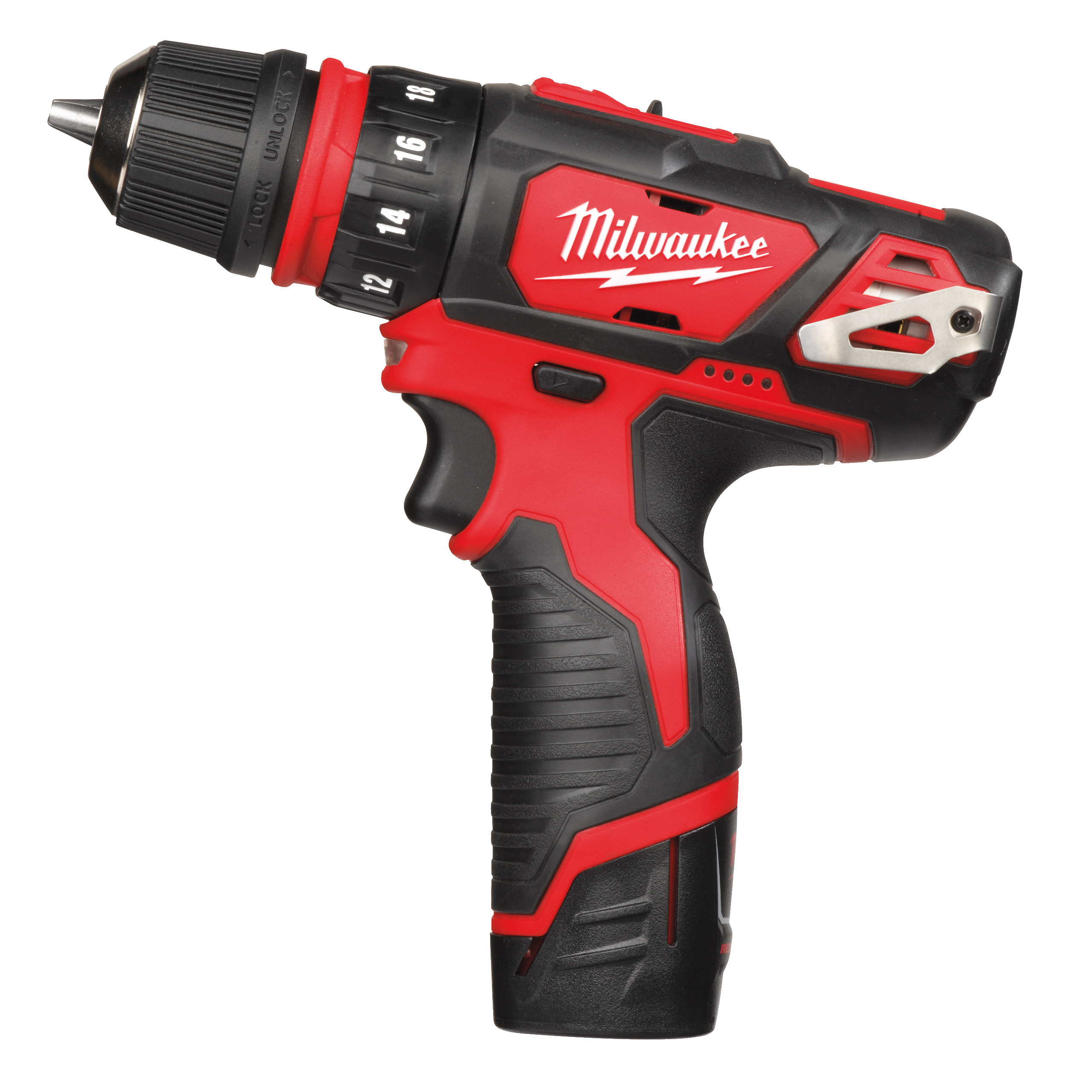 Milwaukee M12 BDDXKIT-202C - Berbequim aparafusador subcompacto M12 com bucha destacável - 4933447836