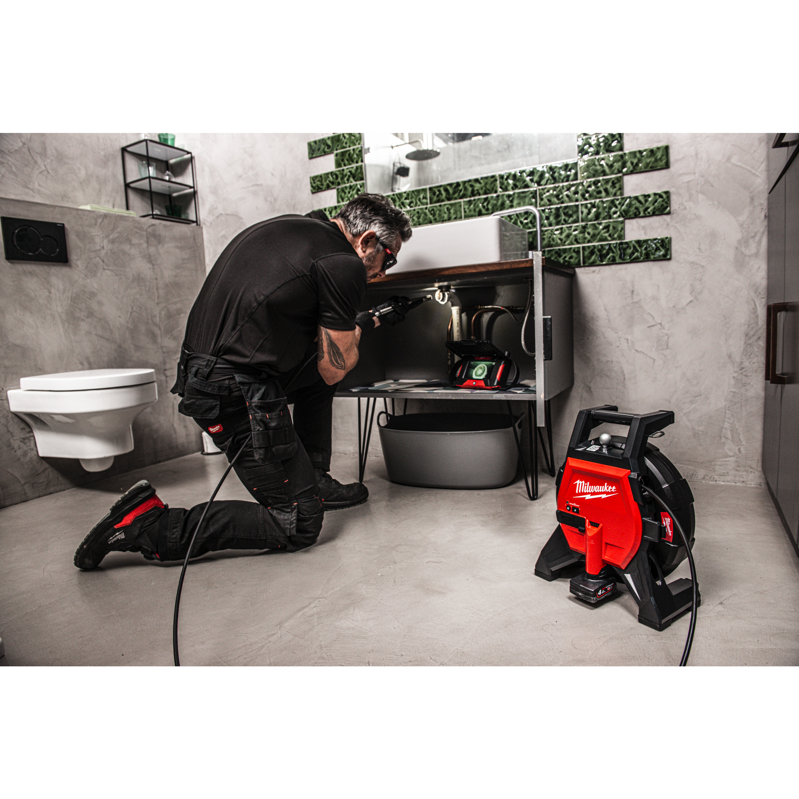 Milwaukee M12 SICO26-0 - Câmara de inspeção M12 de 26 m com cabeça de 20 mm - 4933498230