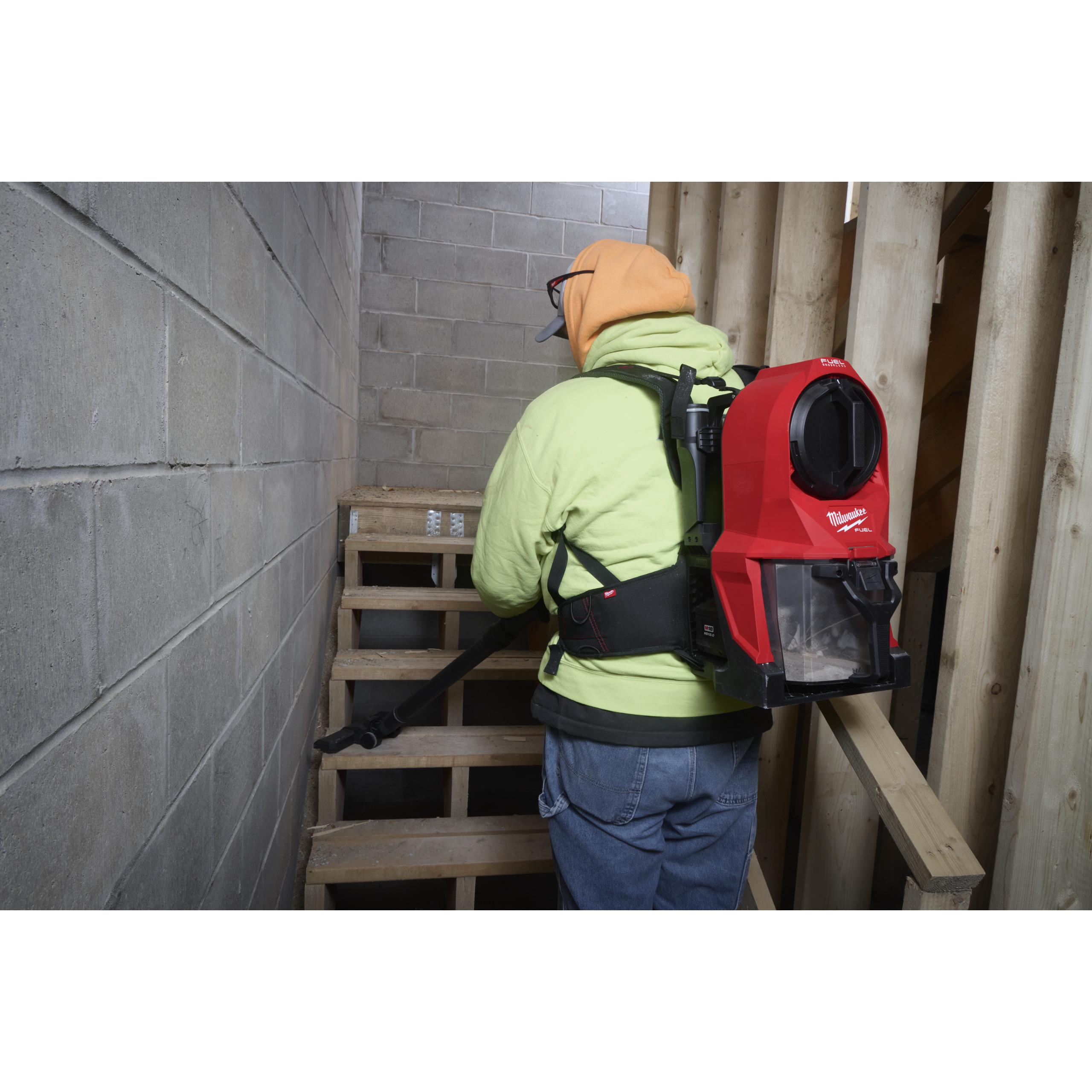 Milwaukee M18 FBPV2-0 - Aspirador de mochila M18 FUEL classe L - 4933500039