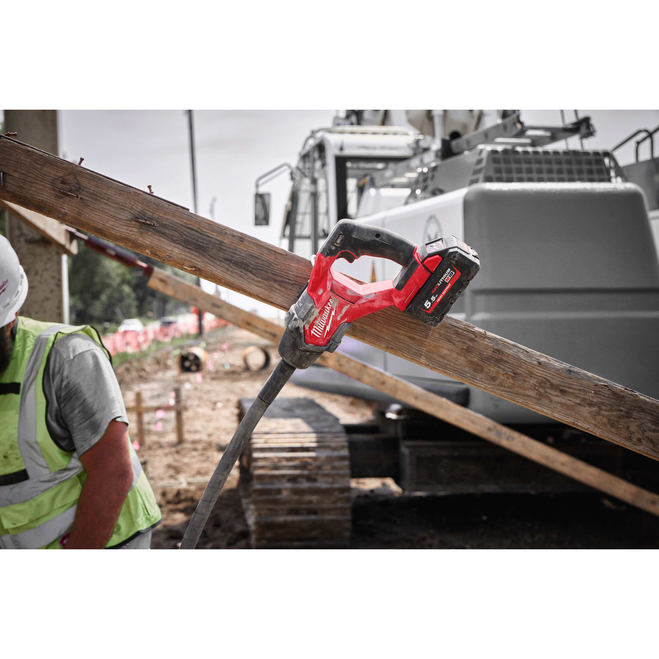Milwaukee M18 FCVN24 - Vibrador de betão de agulha M18 FUEL