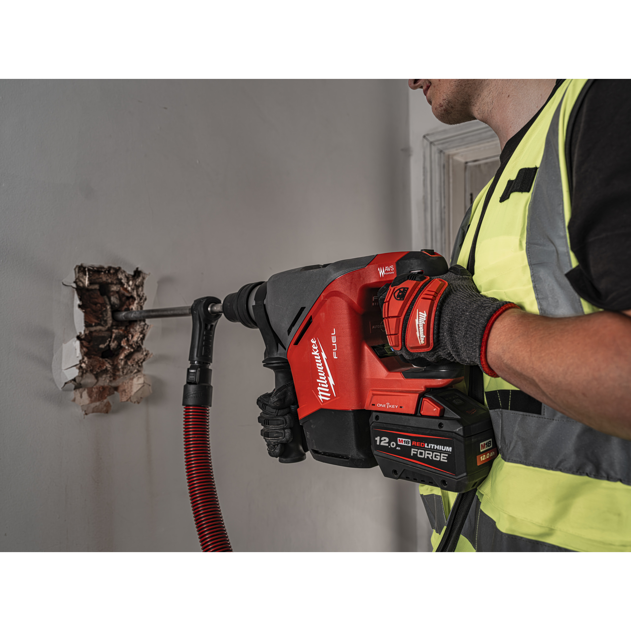 Milwaukee M18 FHACO540 - Martelo combinado SDS-Max M18 FUEL ONE-KEY 5 kg