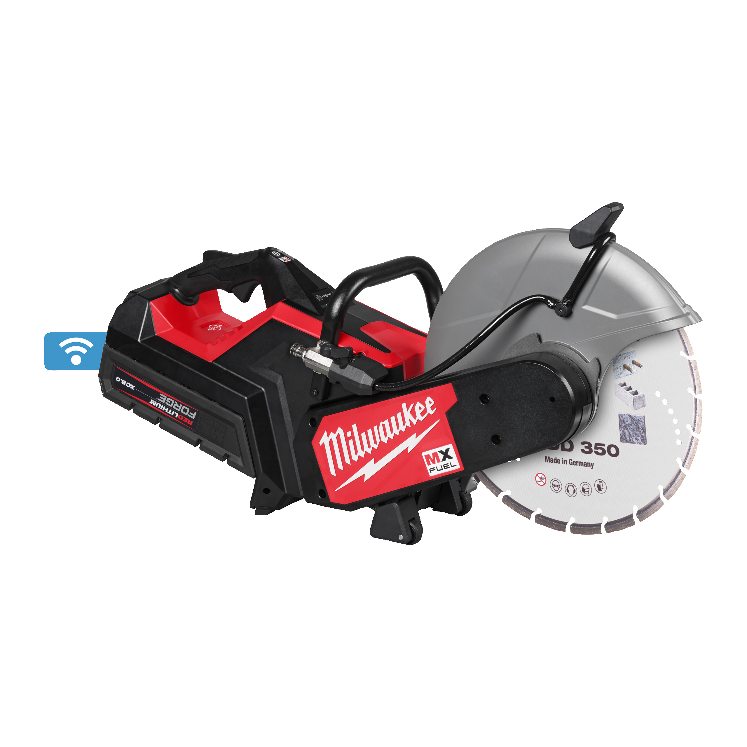 Milwaukee MXF COS350G2 - Cortadora de asfalto MX FUEL ONE-KEY 350 mm