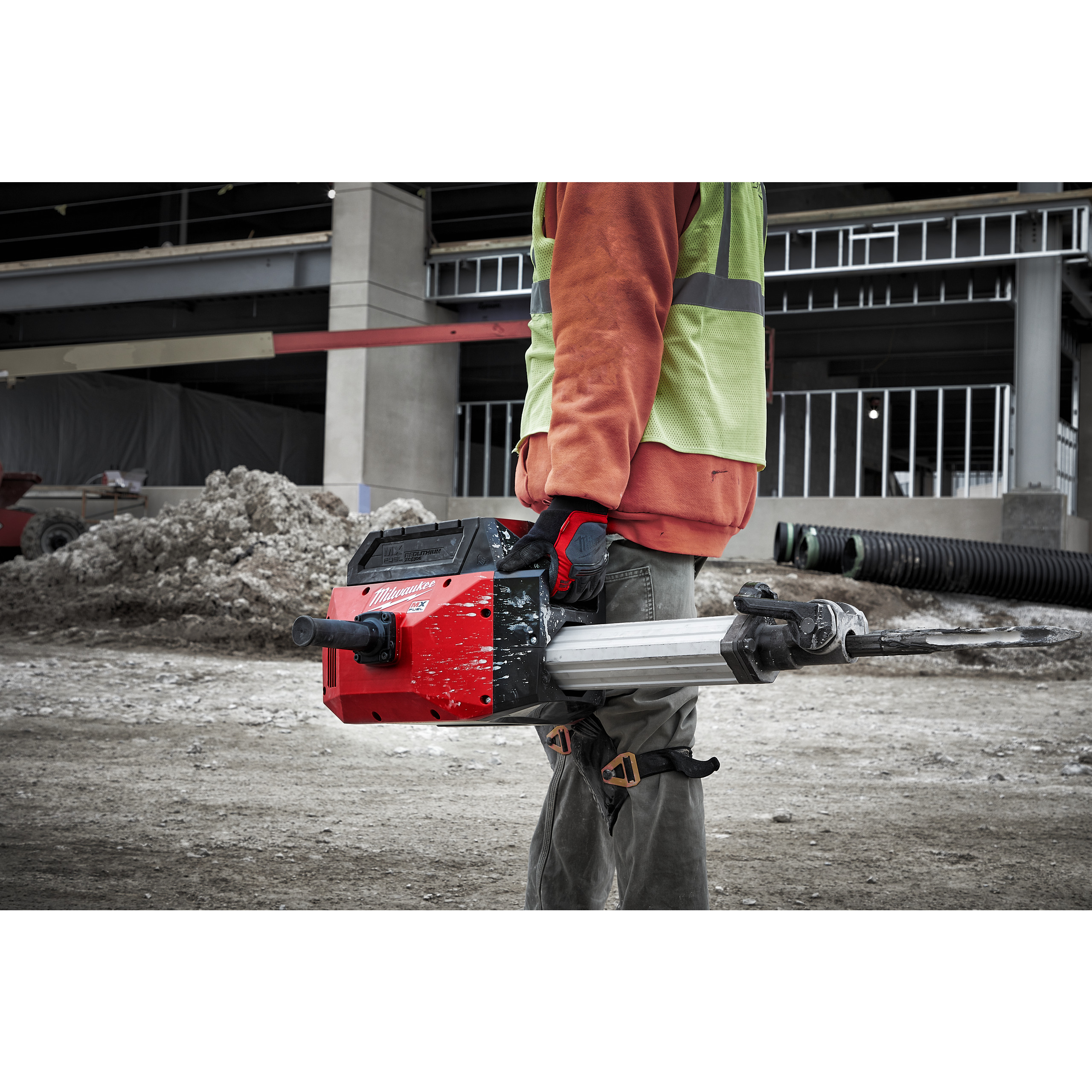 Milwaukee MXF DH2528H - Martelo demolidor MX FUEL 25 kg K-Hex 28 mm
