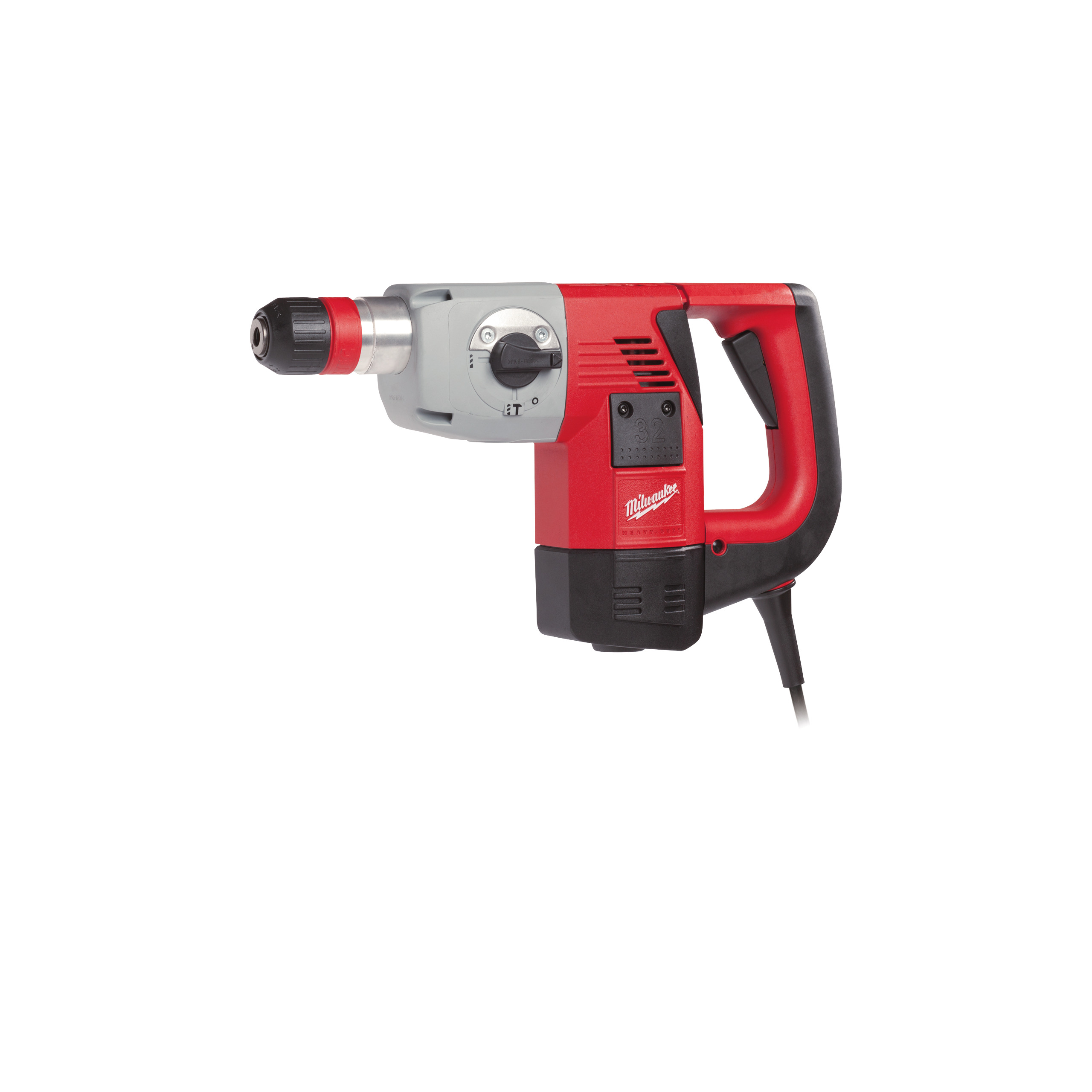 Milwaukee PLH 32 XE + AG 10-125 EK - Kit martelo combinado SDS-Plus FIXTEC 3 modos 32mm desenho em L e rebarbadora de acabamentos 1000W 125mm - 4933400069 + 4933451220
