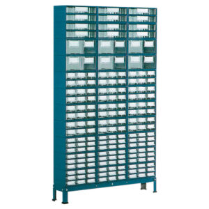 SUC – Suporte Simples para Estantes Metalo-Plásticas Nº 1 a 4 – 3 Filas, Pés Baixos – 11500