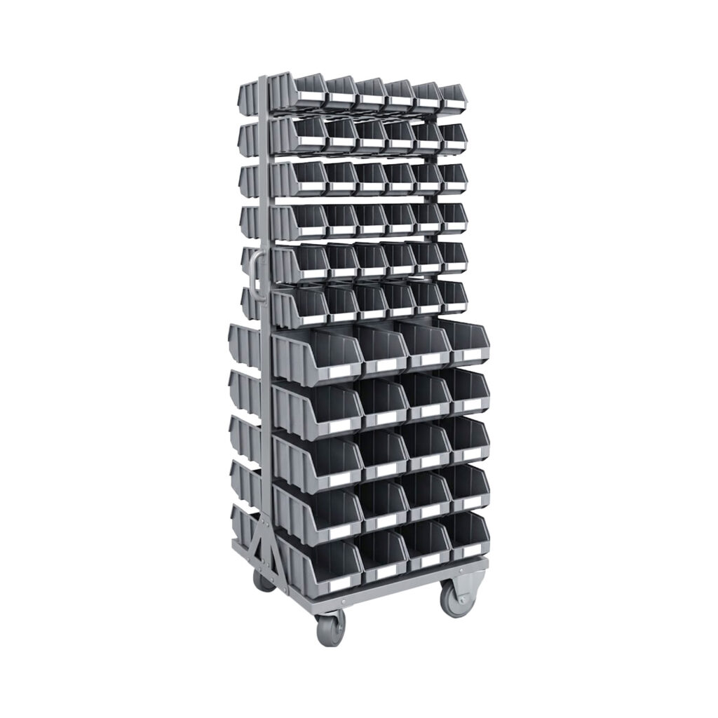 SUC – Suporte para caixa de stock com rodas – MOD. 112AB – 21380