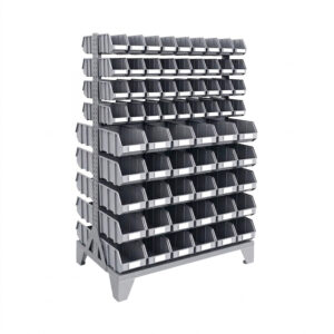 SUC – Suporte Duplo com Pés Metálicos para Caixas de Stock – Mod. 132 AB – 920x600x1420mm – 21340